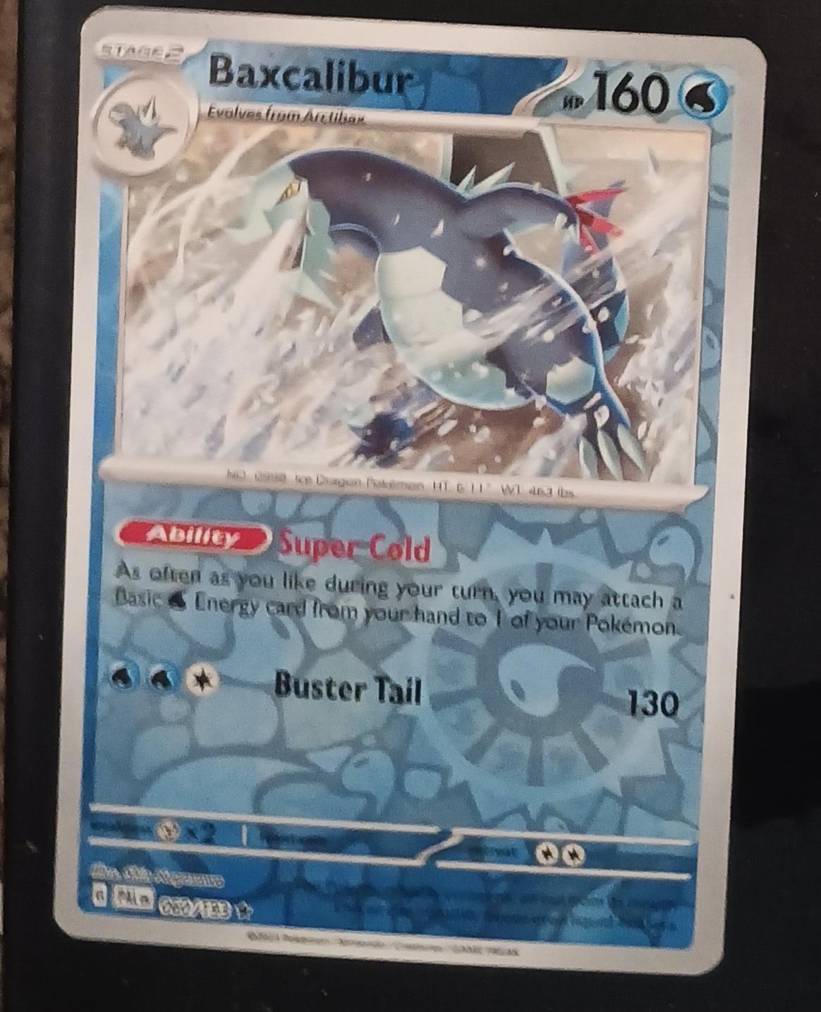 Pokemon Baxcalibur - 060/193 SV02: Paldea Evolved Reverse Holo