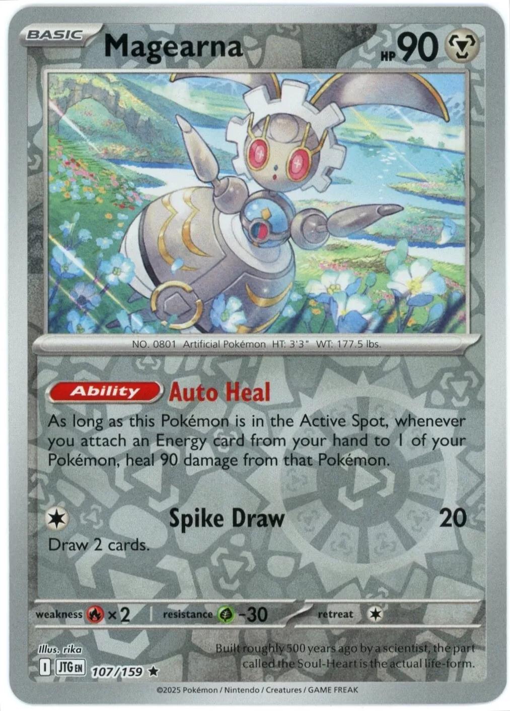 Pokemon Magearna 107/159 SV09: Journey Together Holo