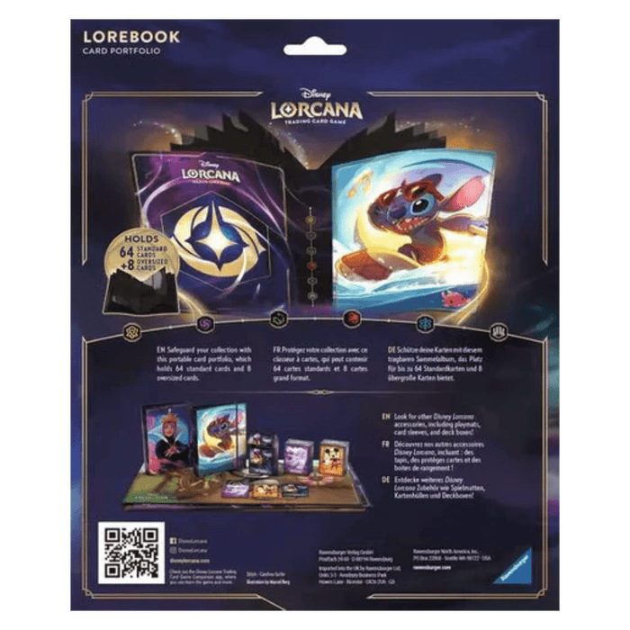 Disney - Lorcana TCG - Lorebook - Stitch 4 - Pocket Portfolio - EternaCards