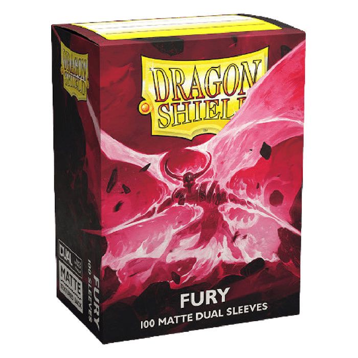 Dragon Shield Dual Matte Standard Size Sleeves - Fury (100 Pack) - EternaCards