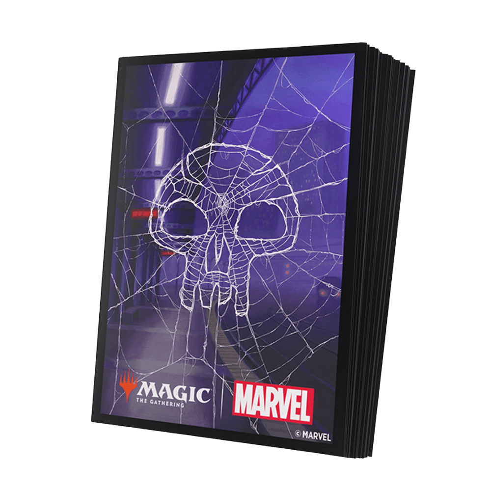 Magic The Gathering Marvel Spiderman Premium Art Sleeves (Swamp) - EternaCards