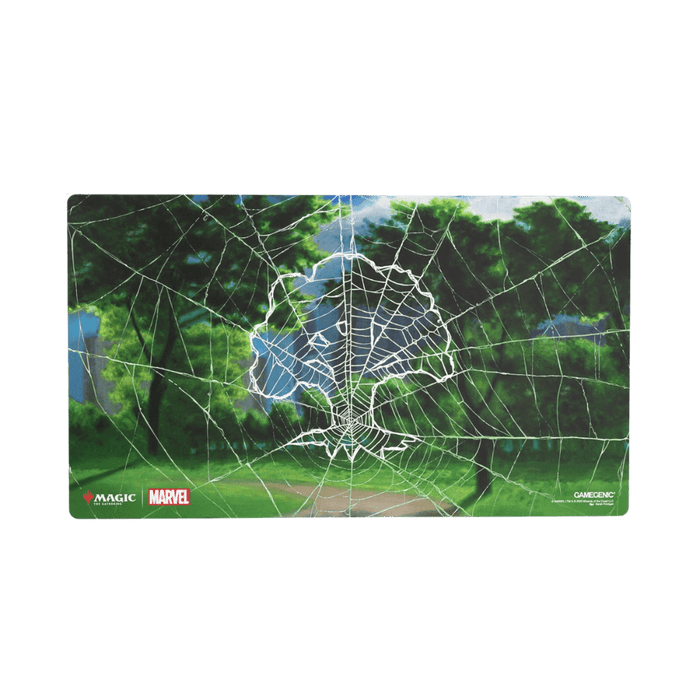 Magic The Gathering Marvel Spiderman Shiny Playmat (Forest) - EternaCards