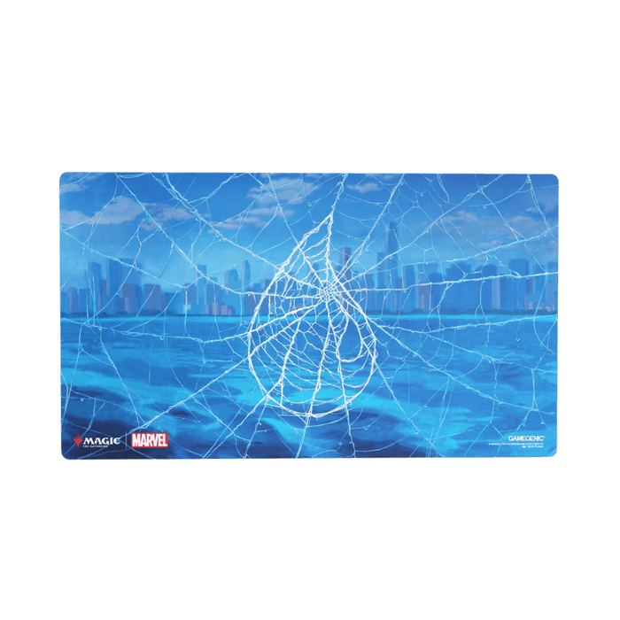 Magic The Gathering Marvel Spiderman Shiny Playmat (Island) - EternaCards