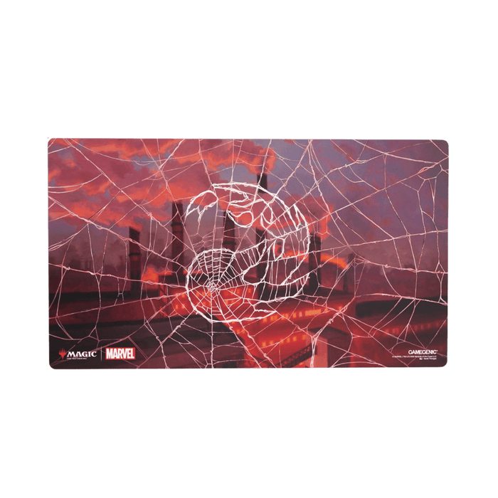 Magic The Gathering Marvel Spiderman Shiny Playmat (Mountain) - EternaCards