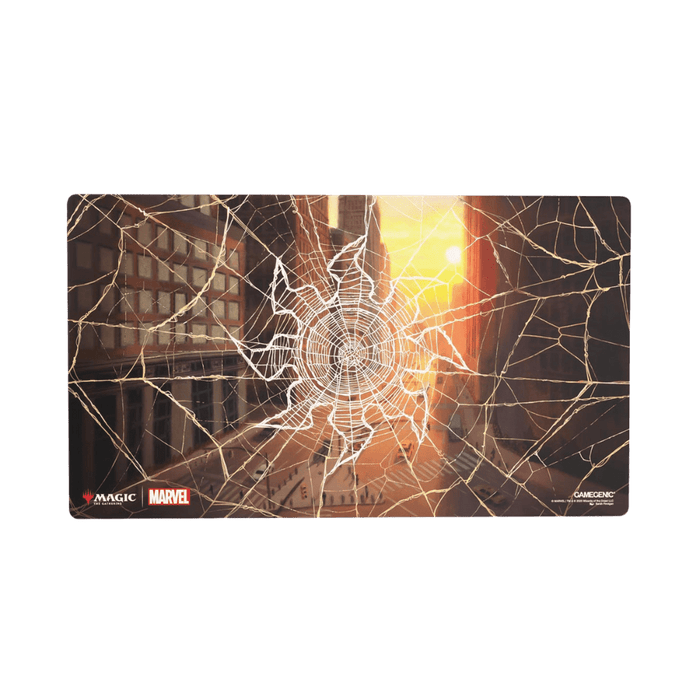 Magic The Gathering Marvel Spiderman Shiny Playmat (Plains) - EternaCards