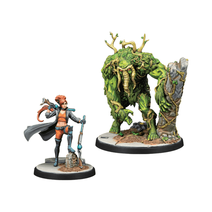 Marvel Crisis Protocol Elsa Bloodstone & Man - Thing - EternaCards