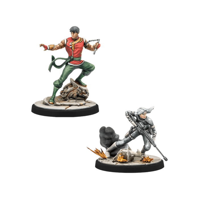 Marvel Crisis Protocol Shang Chi & Silver Sable - EternaCards