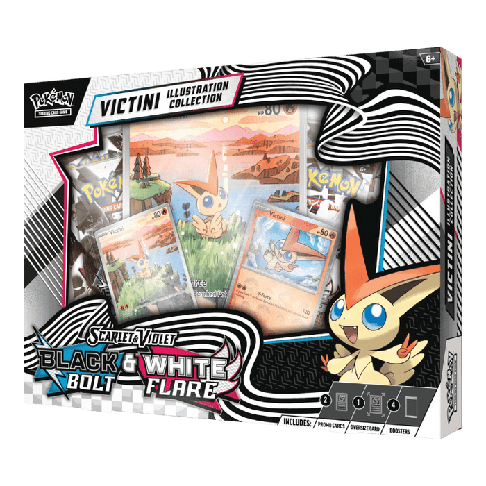 Pokemon Black Bolt & White Flare Unova Victini Illustration Collection - EternaCards