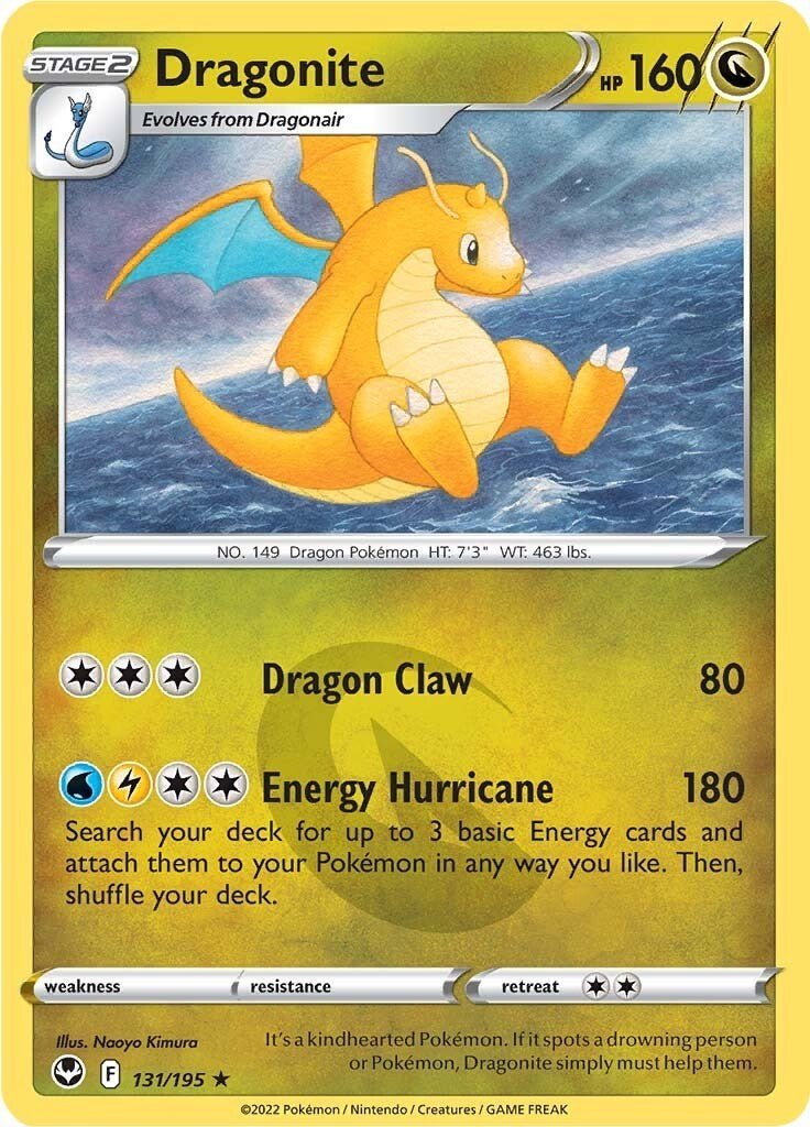 Pokemon Dragonite 131/195 SWSH12: Silver Tempest Holo