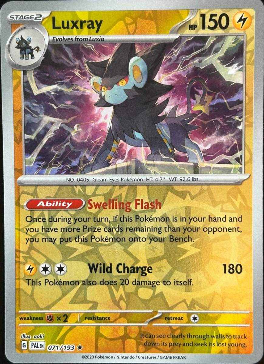 Pokemon Luxray 071/193 SV02: Paldea Evolved Holo