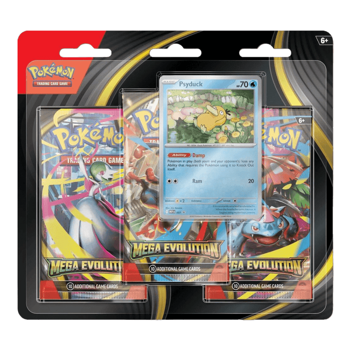Pokemon Mega Evolution 3 - Pack Blister (Psyduck) - EternaCards