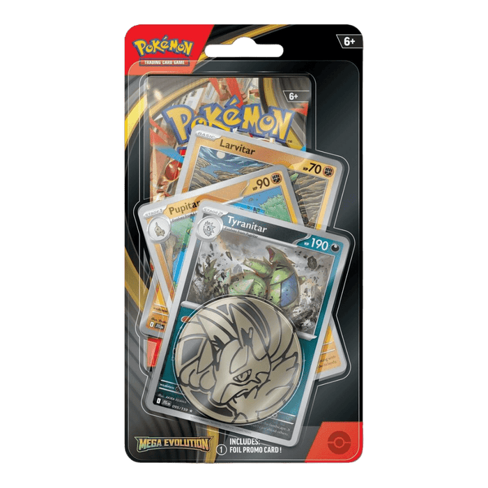 Pokemon Mega Evolution Premium Checklane Blister (Tyranitar) - EternaCards
