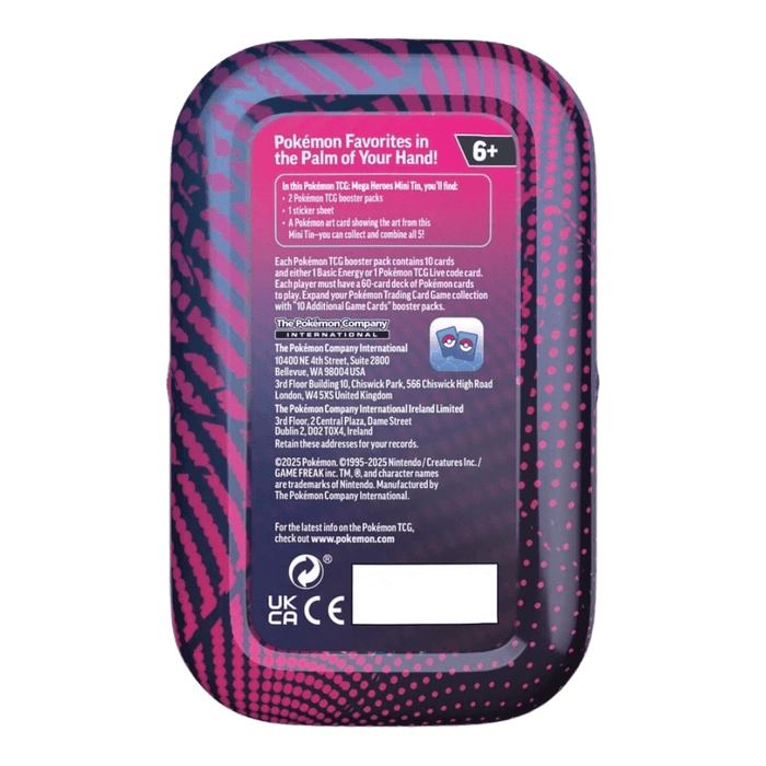 Pokemon Mega Heroes Mini Tin - EternaCards