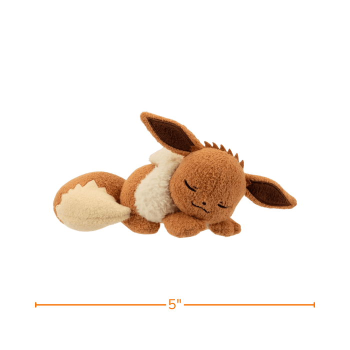 Pokemon Plushie Sleeping Eevee 5 Inch - EternaCards