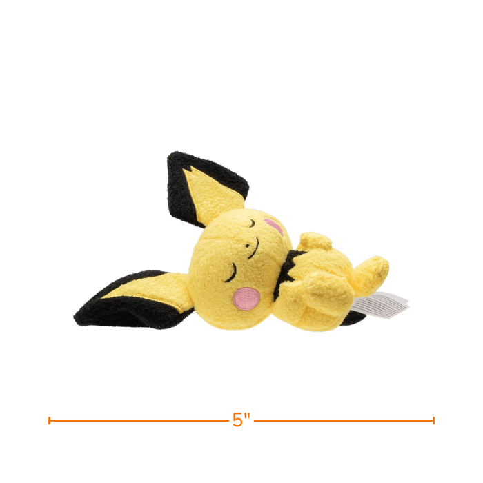 Pokemon Plushie Sleeping Pichu 5 Inch - EternaCards