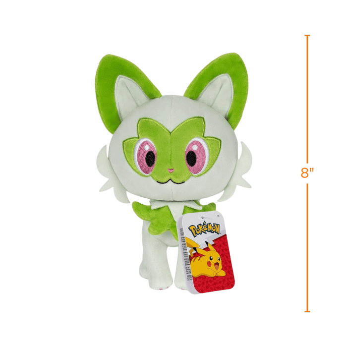 Pokemon Plushie Sprigatito 8 Inch - EternaCards
