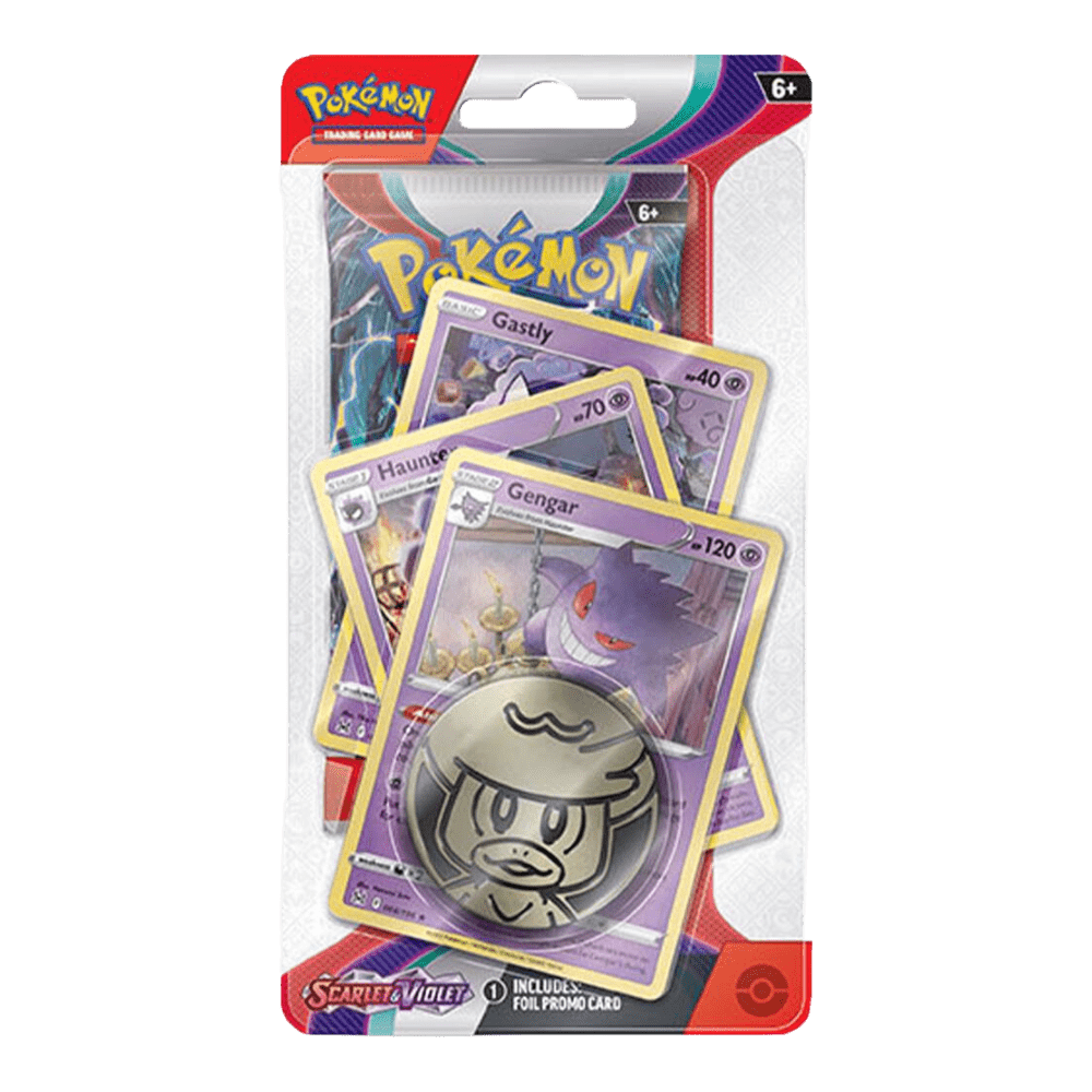Pokemon Scarlet & Violet Base Set Premium Checklane Blister (Gengar) - EternaCards