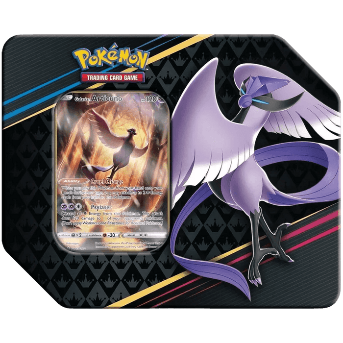 Pokemon TCG: Crown Zenith 7" Art Tin - Galarian Articuno - EternaCards