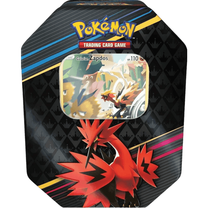 Pokemon TCG: Crown Zenith Tin - Galarian Zapdos - EternaCards