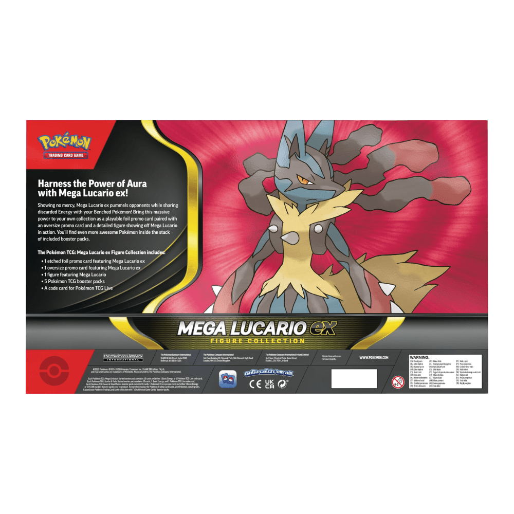 Pokemon TCG: Mega Lucario ex Figure Collection - EternaCards