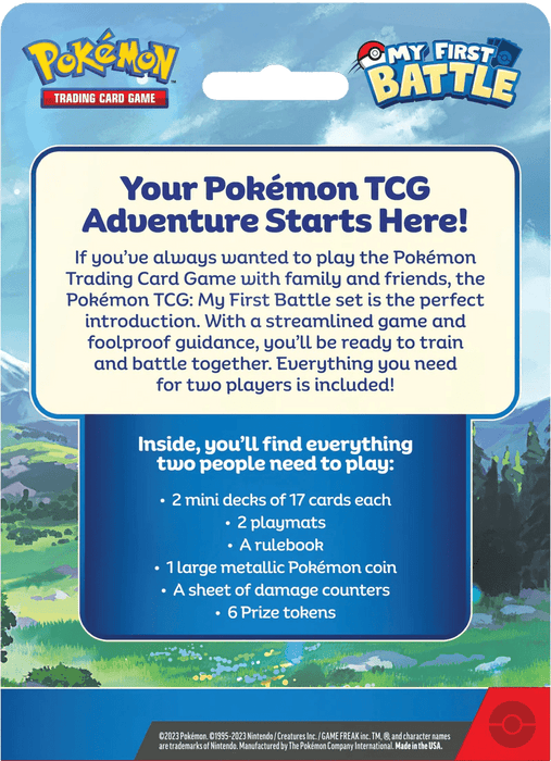 Pokemon TCG - My First Battle - Bulbasaur vs Pikachu - EternaCards