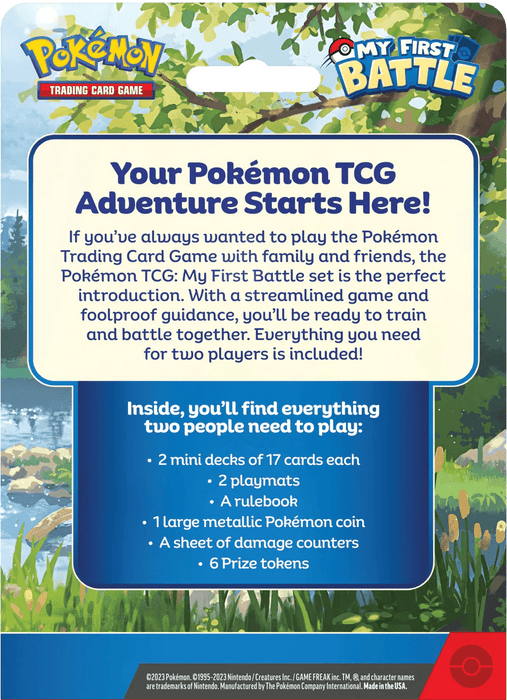 Pokemon TCG - My First Battle - Charmander vs Squirtle - EternaCards