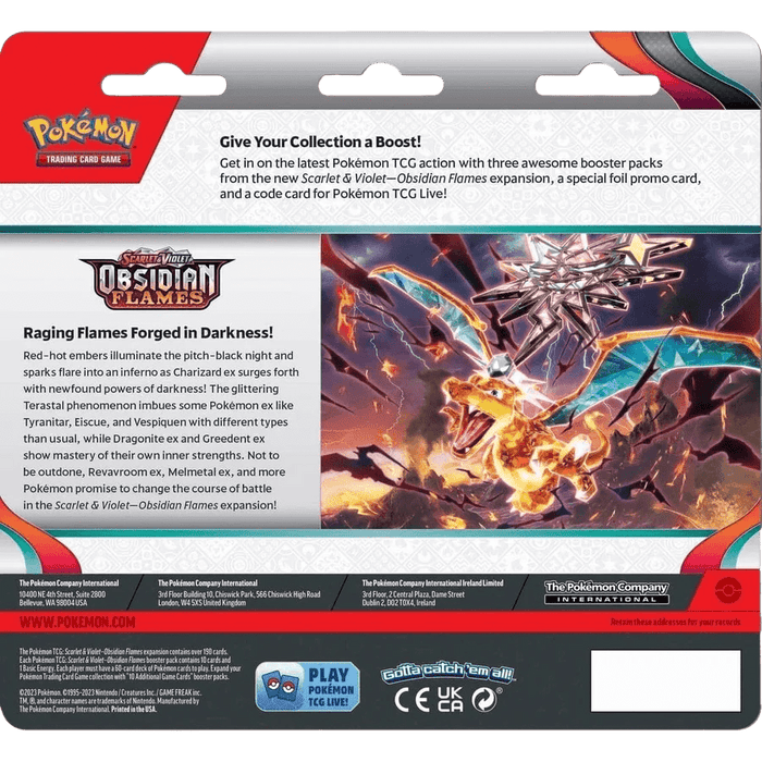 Pokemon TCG: Obsidian Flames 3 - Pack Blister - Eevee - EternaCards
