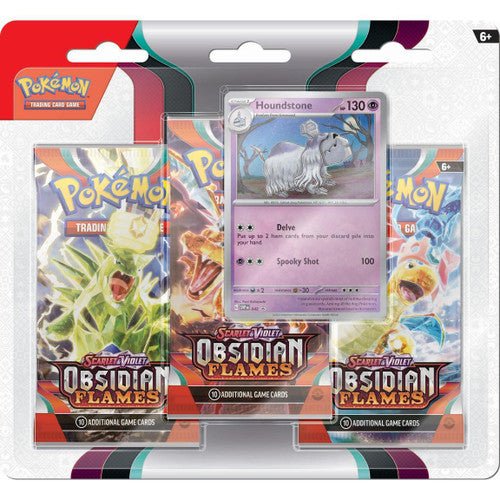 Pokemon TCG: Obsidian Flames 3 - Pack Blister - Houndstone - EternaCards