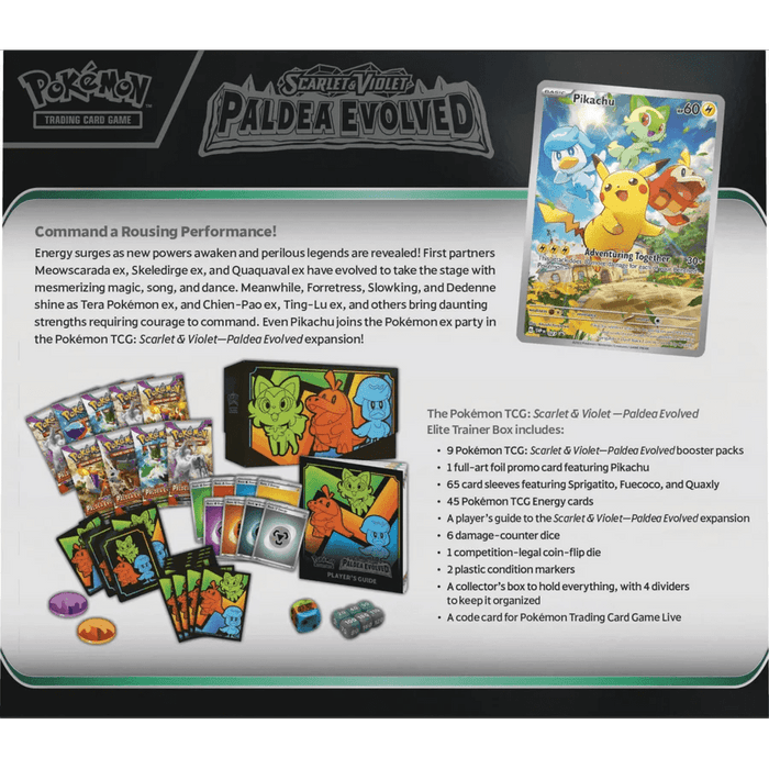 Pokemon Paldea Evolved Elite Trainer Box - Eterna Cards
