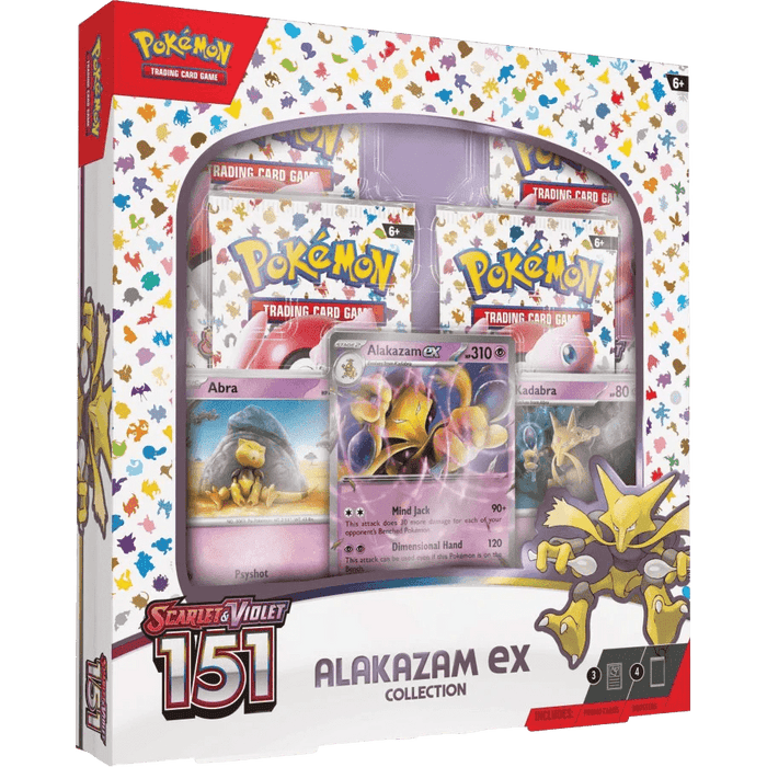 Pokemon TCG - Scarlet & Violet - 151 Alakazam ex Collection Box - EternaCards