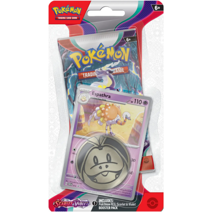 Pokemon TCG: Scarlet & Violet Base Set - Checklane Blister Pack - Espathra - EternaCards