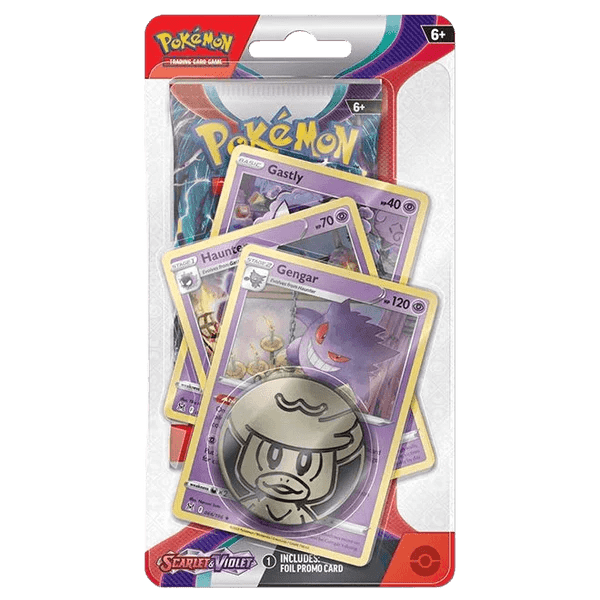 Pokemon TCG: Scarlet & Violet Base Set - Premium Checklane Blister Pack - Gengar - EternaCards