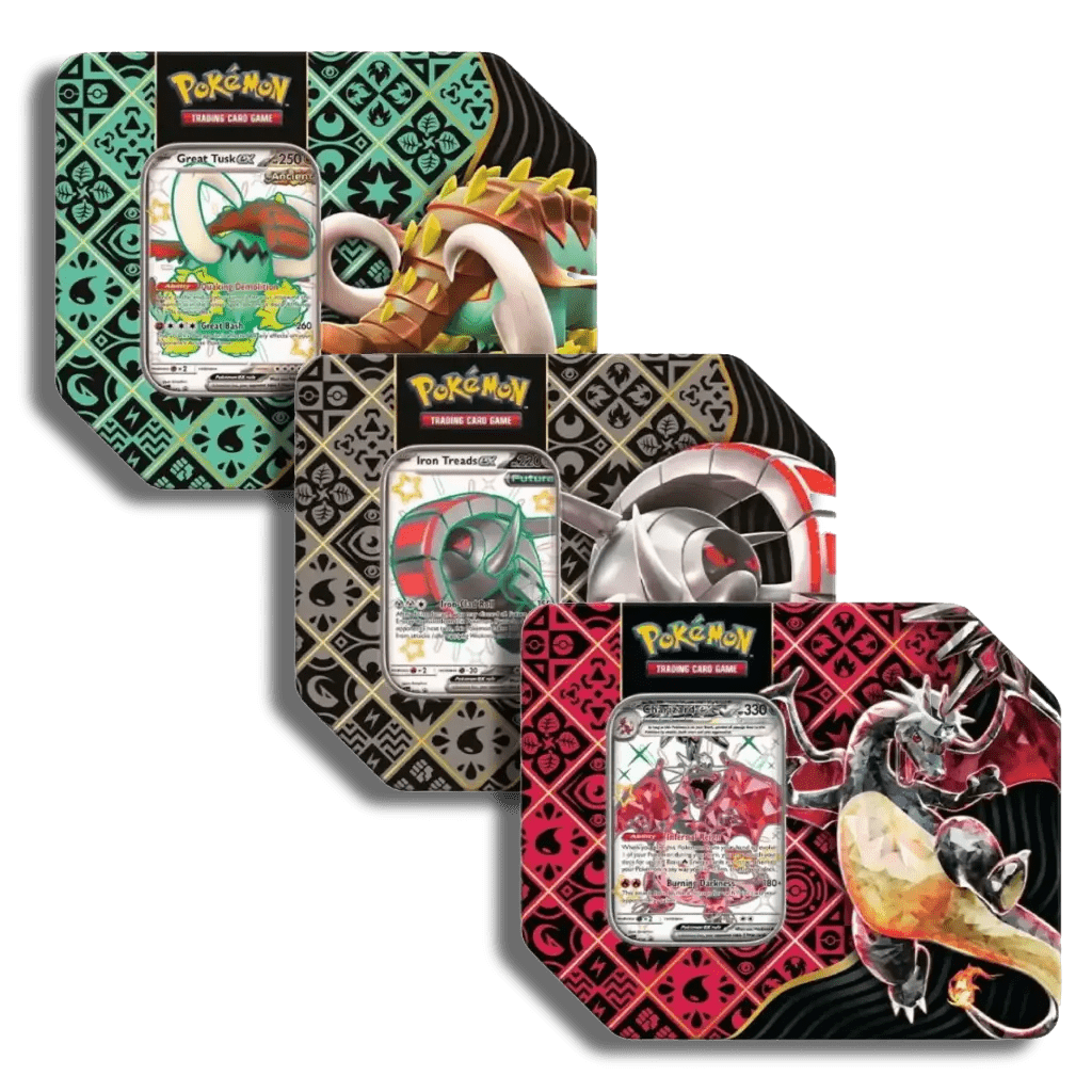 Pokemon Paldean Fates 5 Booster Tin