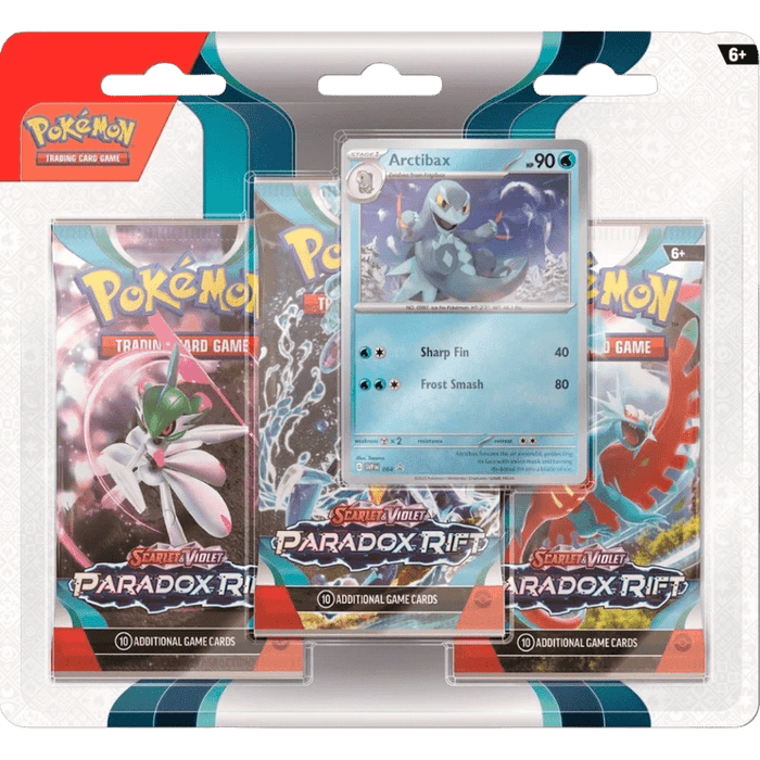 Pokemon TCG - Scarlet & Violet - Paradox Rift - 3 - Pack Blister (Arctibax) - EternaCards