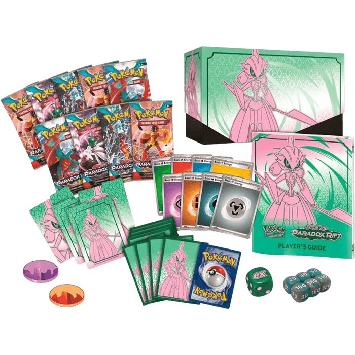 Pokemon TCG: Scarlet & Violet - Paradox Rift - Elite Trainer Box (Iron Valiant) - EternaCards