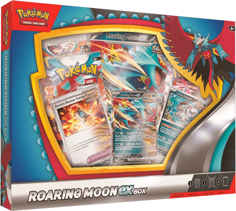 Pokemon TCG - Scarlet & Violet - Roaring Moon ex Collection Box - EternaCards