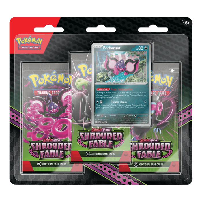 Pokemon Shrouded Fable 3-Pack Blister - Eterna Cards