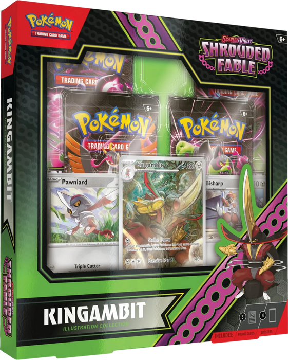 Pokemon Shrouded Fable Kingambit Illustration Collection Box - Eterna Cards