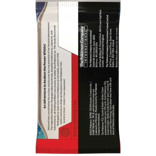 Pokemon TCG - Scarlet & Violet - Stellar Crown - 3 - Pack Blister (Latias/Tinkaton) - EternaCards