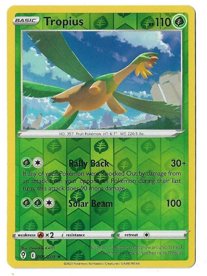 Pokemon Tropius 006/203 SWSH07: Evolving Skies Normal