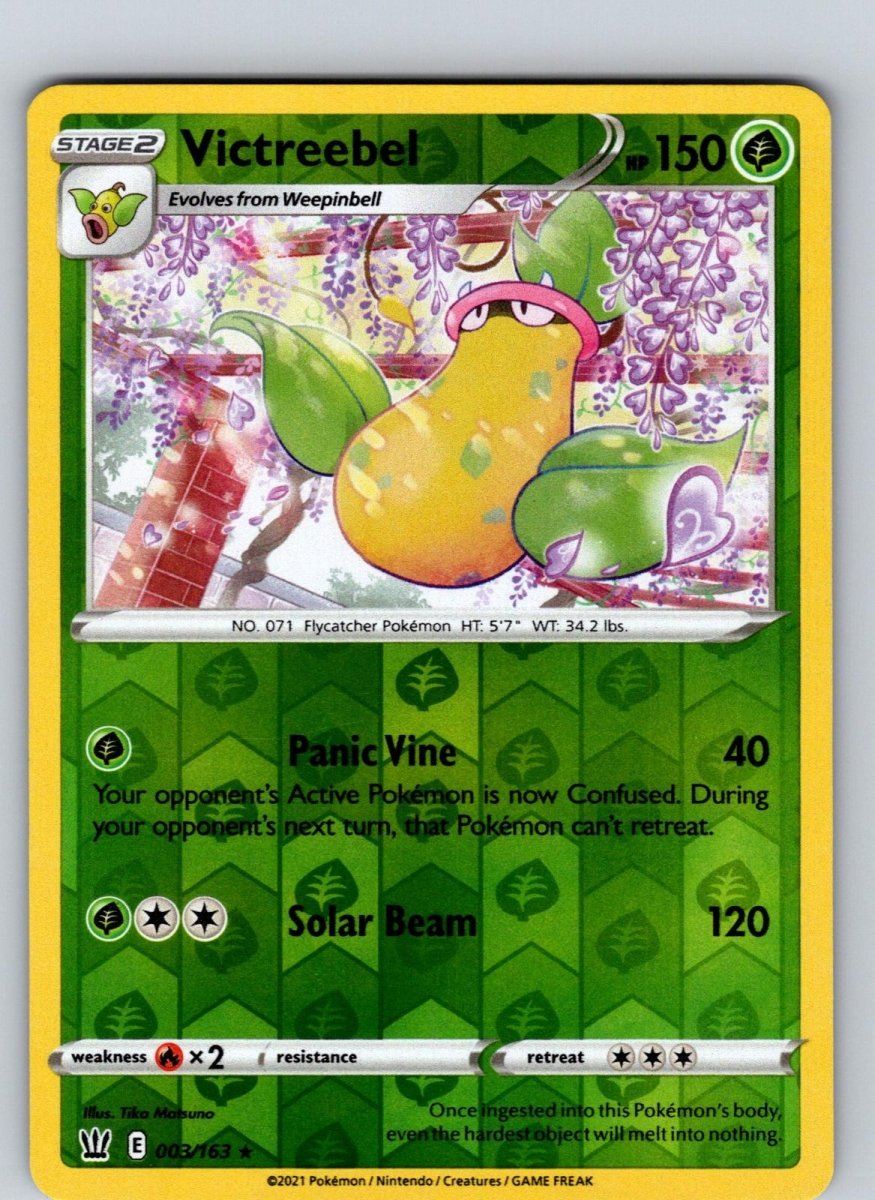 Pokemon Victreebel 003/163 SWSH05: Battle Styles Normal