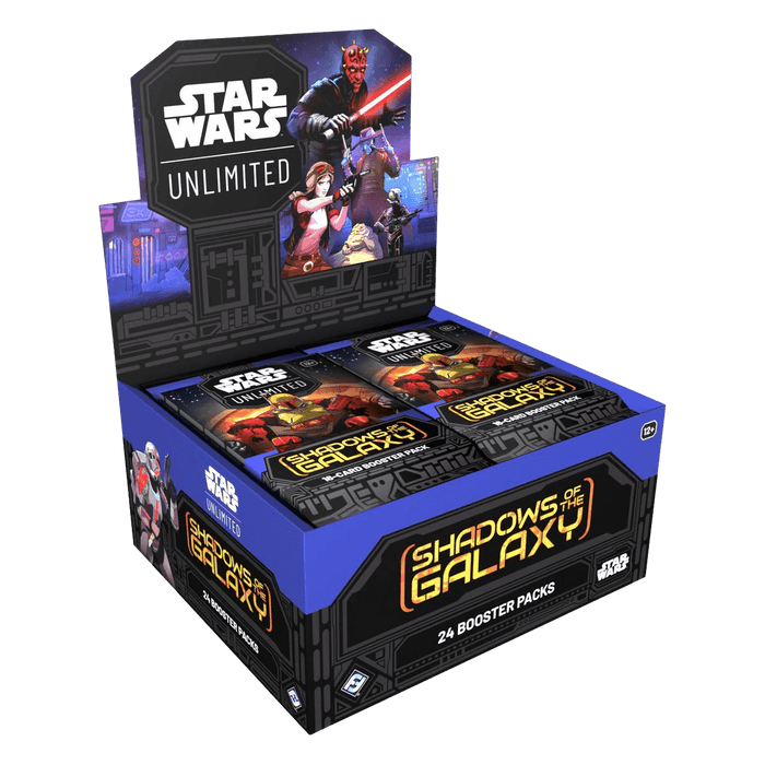 Star Wars Unlimited Shadows of the Galaxy Booster Box (24 Packs) - Eterna Cards
