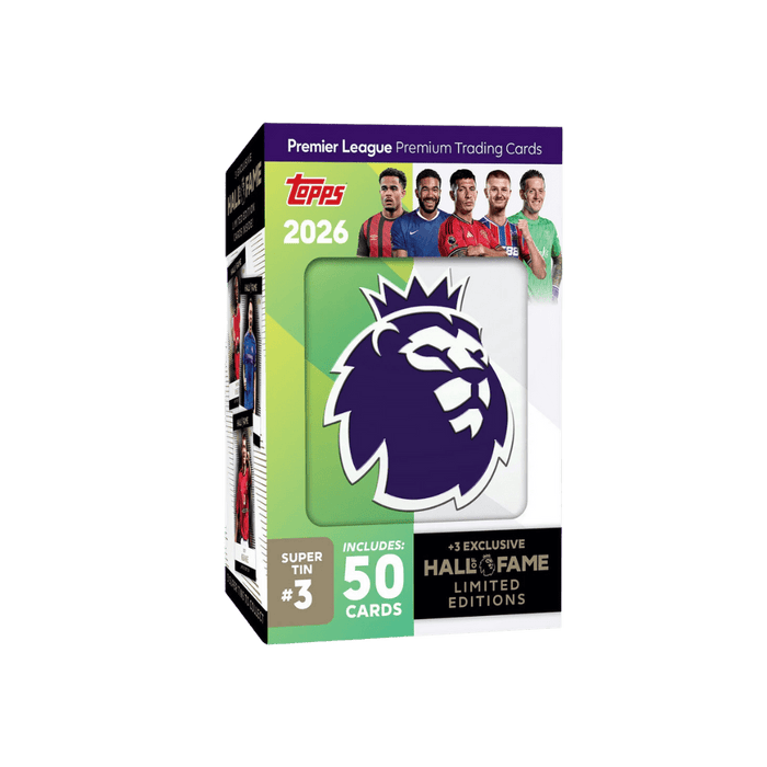 Topps Premier League 2025/2026 Super Tin (Hall of Fame Series) - EternaCards