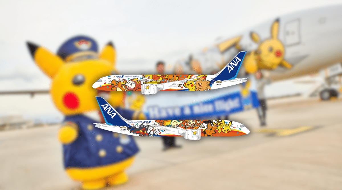 ANA Reveals Three New Pokémon Jets for Pokémon's 30th Anniversary - EternaCards