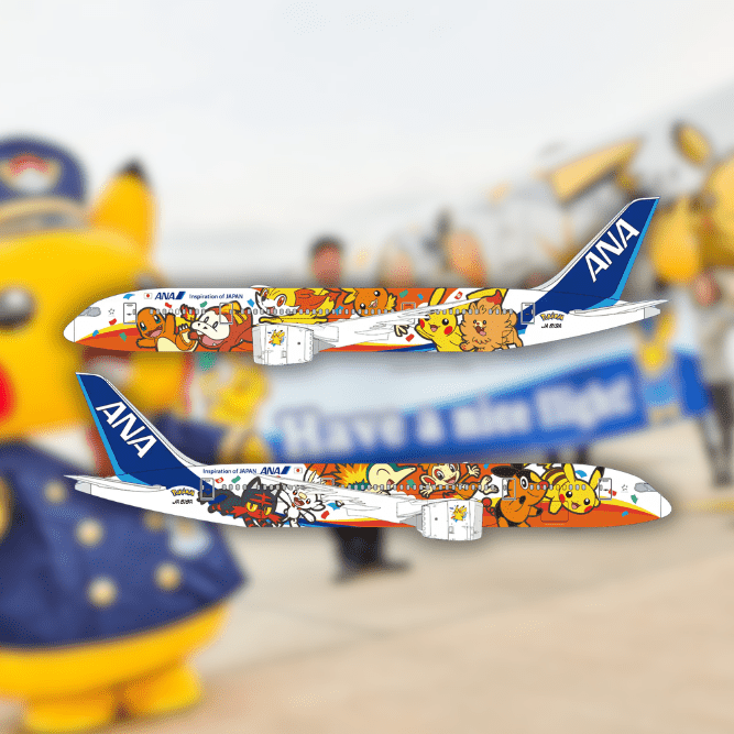 ANA Reveals Three New Pokémon Jets for Pokémon's 30th Anniversary - EternaCards
