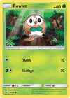 Pokemon Rowlet 9/149 SM Base Set Normal