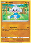 Pokemon Meditite 097/192 SWSH02: Rebel Clash Reverse Holo
