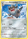 Pokemon Galarian Perrserker 127/192 SWSH02: Rebel Clash Normal