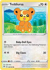 Pokemon Teddiursa 138/189 SWSH03: Darkness Ablaze Reverse Holo