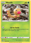 Pokemon Weedle 02/73 Champion's Path Reverse Holo